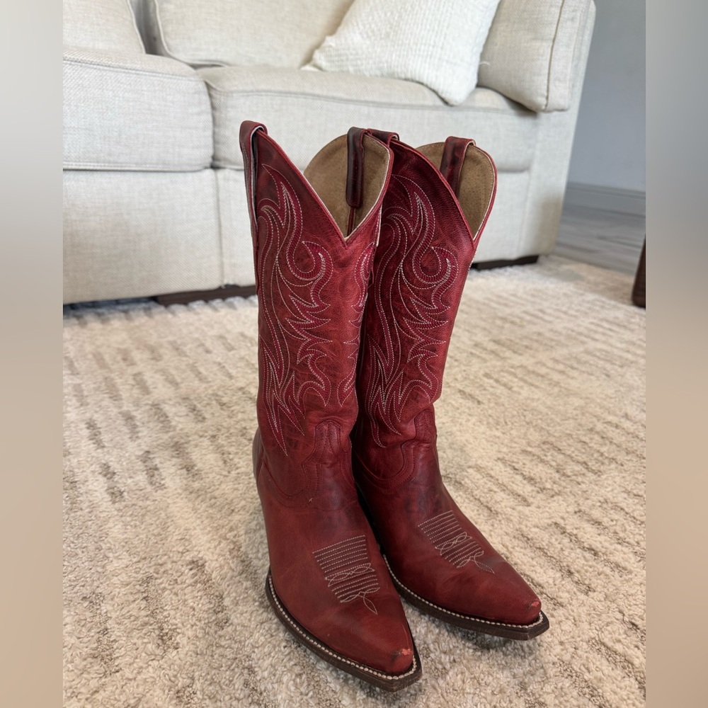 Red Heeled Boots